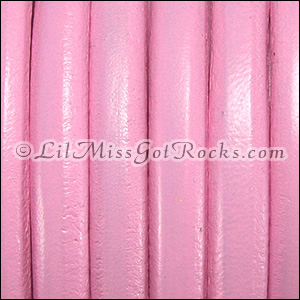 Bubble Gum Pink Leather